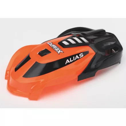 Traxxas Canopy, Alias®, orange/ 1.6x5mm BCS (self-tapping) (3)
