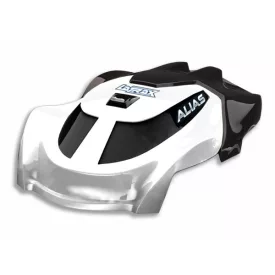   Traxxas Canopy, Alias®, white/ 1.6x5mm BCS (self-tapping) (3)