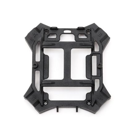 Traxxas Main frame, lower (black) / 1.6x5mm BCS (self-tapping) (4)