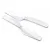 Traxxas Rotor blade set, white (2)/ 1.6x5mm BCS (2)