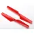 Traxxas Rotor blade set, red (2)/ 1.6x5mm BCS (2)