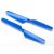 Traxxas Rotor blade set, blue (2)/ 1.6x5mm BCS (2)