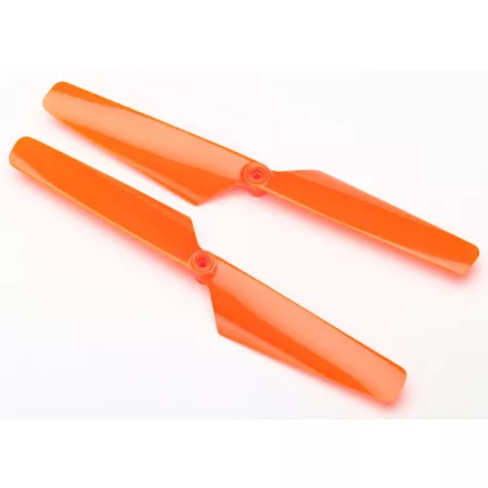 Traxxas Rotor blade set, orange (2)/ 1.6x5mm BCS (2)