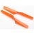 Traxxas Rotor blade set, orange (2)/ 1.6x5mm BCS (2)
