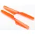 Traxxas Rotor blade set, orange (2)/ 1.6x5mm BCS (2)