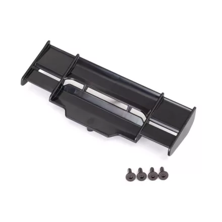 Traxxas Wing, Rustler® 4X4 (black)/ 3x8mm FCS (3)