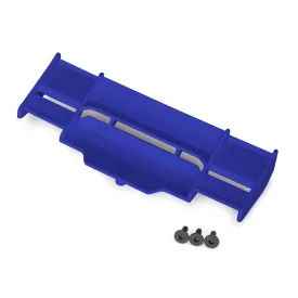 Traxxas  Wing, Rustler® 4X4 (blue)/ 3x8 FCS (3)