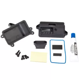   Traxxas  Box, receiver (sealed)/ foam pad/ 2.5x8mm CS (4)/ 3x10mm CS (2)