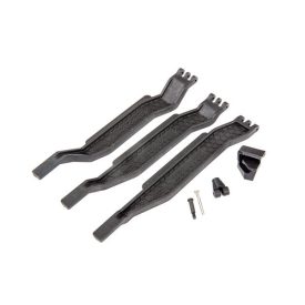   Traxxas Battery hold-down (3)/ battery clip/ hold-down post/ screw pin/ pivot post screw