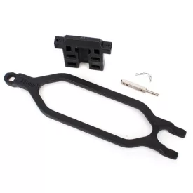   Traxxas Hold down, battery/ hold down retainer/ battery post/ angled body clip (allows for installation of taller, multi-cell batteries)