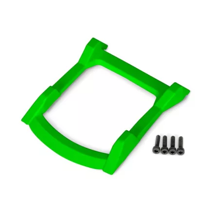 Traxxas Skid plate, roof (body) (green)/ 3x12 CS (4)