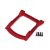 Traxxas  Skid plate, roof (body) (red)/ 3x12mm CS (4)