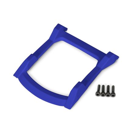 Traxxas Skid plate, roof (body) (blue)/ 3x12mm CS (4)