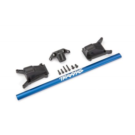 Traxxas Chassis brace kit, blue (Fits Rustler® 4x4 or Slash 4x4 models equipped with Low-CG chassis)