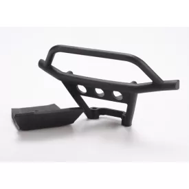Traxxas Bumper, front/ skidplate, front (black)