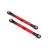 Traxxas Toe links (TUBES red-anodized, 7075-T6 aluminum, stronger than titanium) (87mm) (2)/ rod ends (4)/ aluminum wrench (1)