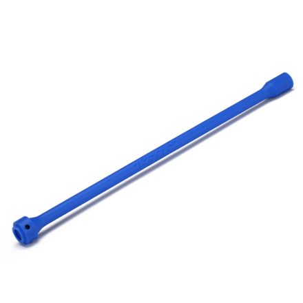 Traxxas  Driveshaft, center, plastic (blue)/ screw pin