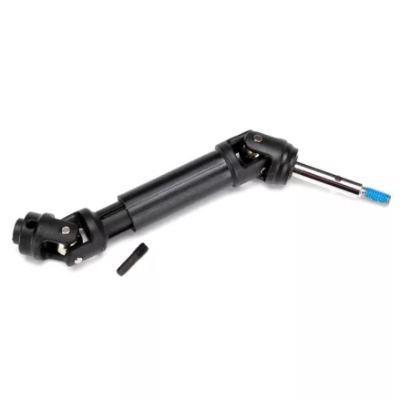 Traxxas  Driveshaft assembly, rear, heavy duty (1) (left or right) (fully assembled, ready to install)/ screw pin (1)