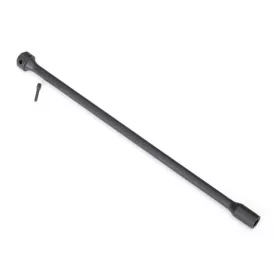 Traxxas Driveshaft, center, plastic, (black)/ screw pin