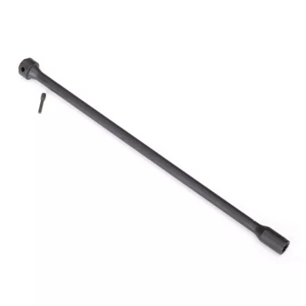 Traxxas Driveshaft, center, plastic, (black)/ screw pin