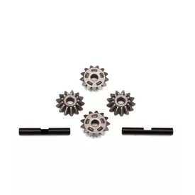   Traxxas  Gear set, center differential (output gears (2)/ spider gears (4)/ spider gear shaft (2))