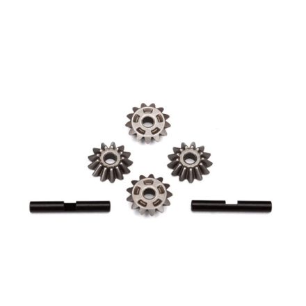 Traxxas  Gear set, center differential (output gears (2)/ spider gears (4)/ spider gear shaft (2))