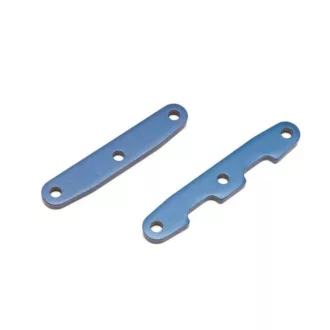 Traxxas Bulkhead tie bars, front & rear, aluminum – Blue