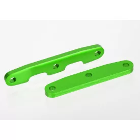   Traxxas Bulkhead tie bars, front & rear, aluminum (green-anodized)