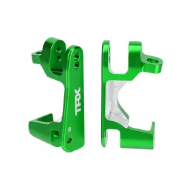  Traxxas Caster blocks (c-hubs), 6061-T6 aluminum (green-anodized), left & right