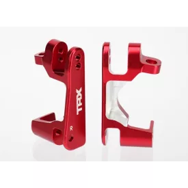   Traxxas Caster blocks (c-hubs), 6061-T6 aluminum (red-anodized), left & right