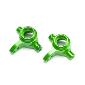   Traxxas Steering blocks, 6061-T6 aluminum (green-anodized), left & right