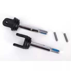 Traxxas Stub axles, rear, heavy duty (2)/pins (2)