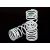 Traxxas Springs, front (progressive, -10% rate, green) (2)