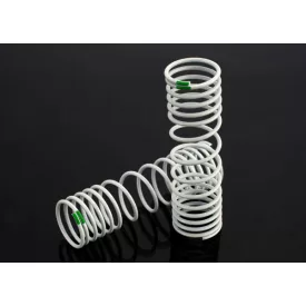 Traxxas Springs, rear (progressive, -10% rate, green) (2)