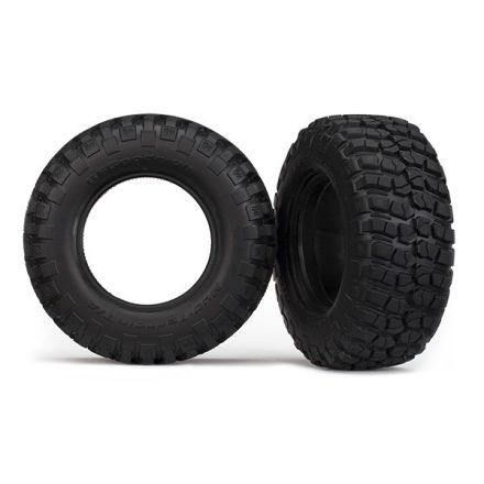 Traxxas Tires, BFGoodrich® Mud-Terrain T/A® KM2 (dual profile 4.3x1.7- 2.2/3.0") (2)/ foam inserts (2)
