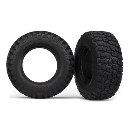 Traxxas Tires, BFGoodrich® Mud-Terrain T/A® KM2 , ultra-soft (S1 off-road racing compound) (dual profile 4.3x1.7- 2.2/3.0") (2)/ foam inserts (2)
