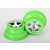 Traxxas Wheels, SCT, chrome, green beadlock style, dual profile (2.2" outer, 3.0" inner) (2) (4WD front/rear, 2WD rear only)