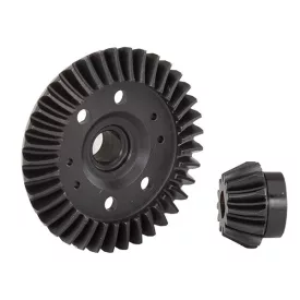   Traxxas  Ring gear, differential/ pinion gear, differential (machined, spiral cut) (rear)