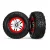 Traxxas  Tires & wheels, assembled, glued