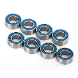 Traxxas Ball bearings, blue rubber sealed (4x8x3mm) (8)