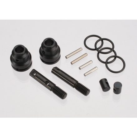 Traxxas Rebuild kit, steel constant-velocity driveshafts (includes pins, o-rings, stub axles for driveshafts assemblies)