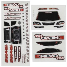 Decal sheets, 1/16 E-Revo VXL