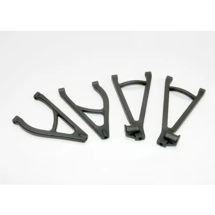 Traxxas Suspension arm set, rear, extended wheelbase (lengthens wheelbase 10mm) (includes upper right & left and lower right & left arms)