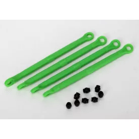   Traxxas  Toe link, front & rear (molded composite) (green) (4)/ hollow balls (8)
