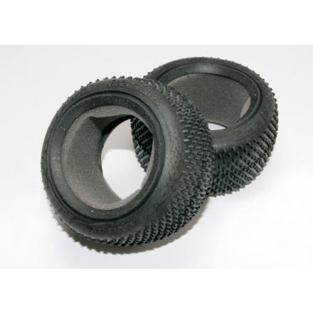 Traxxas Tires, Response Pro 2.2" (soft-compound, narrow profile, short knobby design)/ foam inserts (2)