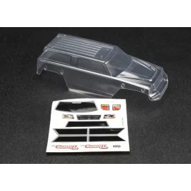   Traxxas  Body, 1/16 Summit (clear, requires painting)/ grille, lights decal sheet