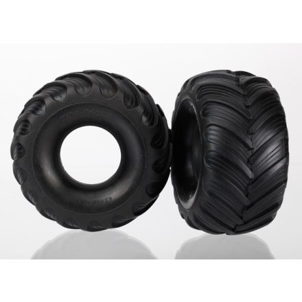 Traxxas Tires, dual profile (1.5" outer and 2.2" inner) (left and right)