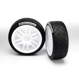   Traxxas  Tires and wheels, assembled, glued (Rally wheels, BFGoodrich® Rally tires) (2)
