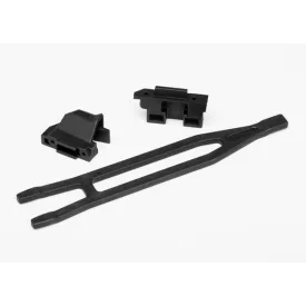   Traxxas Battery hold-down (1)/ hold-down retainer, front & rear (1 each)