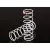 Traxxas Spring, shock, white (GTR xx-long) (0.711 rate orange) (1 pair)